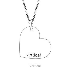 14K Yellow Gold Be PoshÂ® Engravable Heart Pendant