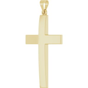 14K Yellow Gold Cross Pendant
