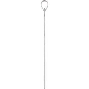 Sterling Silver 49.4x25 mm Cross Pendant