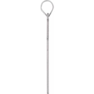 14K White Gold 36.8x18 mm Cross Pendant