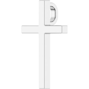 Sterling Silver 15x9.5 mm Cross Pendant