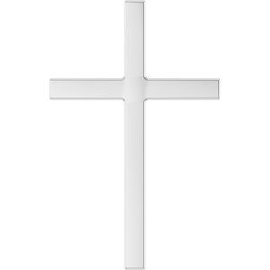 Sterling Silver 33x20.9 mm Cross Pendant