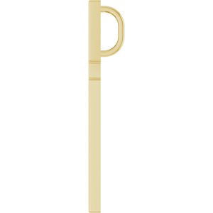 14K Yellow Gold 33x20.9 mm Cross Pendant