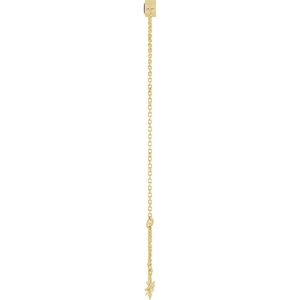 14K Yellow Gold Lab-Grown Alexandrite 6 1/2-7 1/2" Bracelet