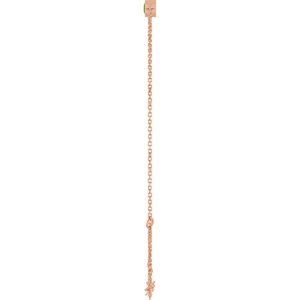 14K Rose Gold Natural Peridot 6 1/2-7 1/2" Bracelet