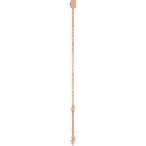 14K Rose Gold Lab-Grown Alexandrite 6 1/2-7 1/2" Bracelet