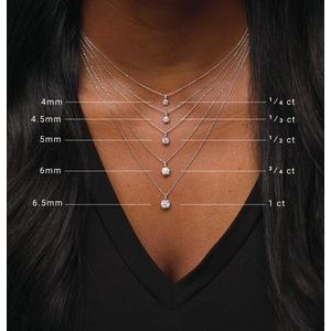14K Rose Gold 1/2 CT Natural Diamond Pendant