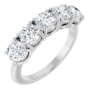 Platinum 1 7/8 CTW Lab-Grown Diamond Anniversary Band