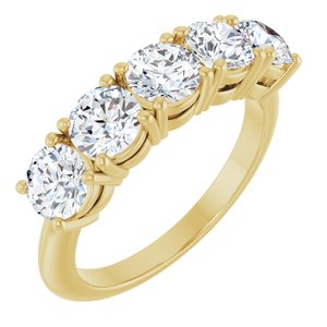 14K Yellow Gold 1 7/8 CTW Lab-Grown Diamond Anniversary Band