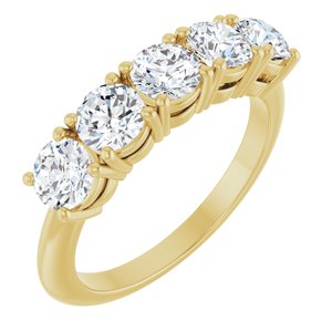 14K Yellow Gold 1 5/8 CTW Lab-Grown Diamond Anniversary Band