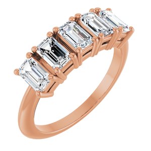 14K Rose Gold 1 7/8 CTW Natural Diamond Anniversary Band