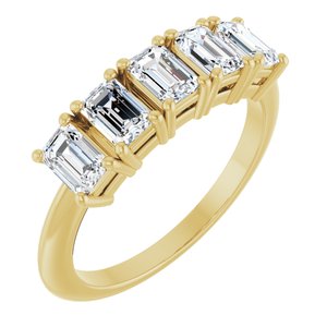 14K Yellow Gold 1 5/8 CTW Lab-Grown Diamond Anniversary Band