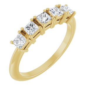 14K Yellow Gold 1/2 CTW Lab-Grown Diamond Anniversary Band