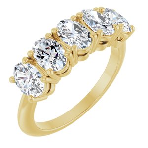 14K Yellow Gold 1 7/8 CTW Natural Diamond Anniversary Band