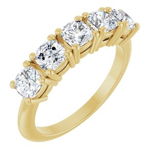 14K Yellow Gold 1 5/8 CTW Lab-Grown Diamond Anniversary Band