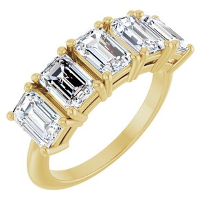 14K Yellow Gold 2 1/2 CTW Natural Diamond Anniversary Band