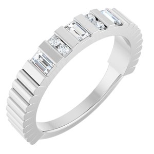 14K White Gold 1/4 CTW Lab-Grown Diamond Anniversary Band