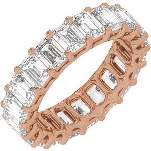 14K Rose Gold 6 1/3 CTW Lab-Grown Diamond Low Profile Eternity Band