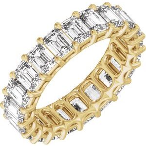 14K Yellow Gold 6 5/8 CTW Lab-Grown Diamond Low Profile Eternity Band