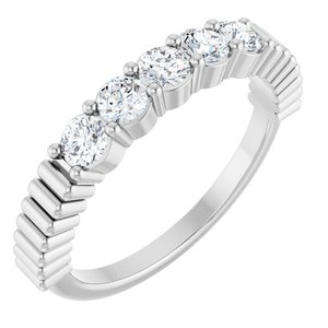 14K White Gold 1/2 CTW Lab-Grown Diamond Anniversary Band