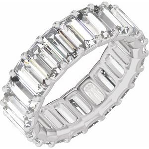 Platinum 4 1/4 CTW Lab-Grown Diamond Low Profile Eternity Band