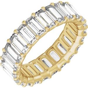 14K Yellow Gold 4 5/8 CTW Lab-Grown Diamond Low Profile Eternity Band