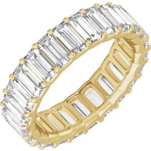 14K Yellow Gold 4 3/4 CTW Lab-Grown Diamond Low Profile Eternity Band