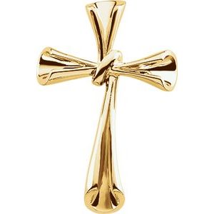 14K Yellow Gold Cross Pendant