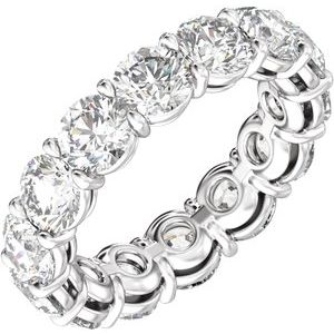 Platinum 4 3/8 CTW Lab-Grown Diamond Low Profile Eternity Band