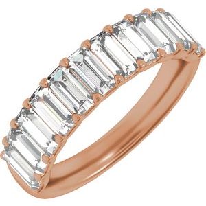 14K Rose Gold 2 1/4 CTW Lab-Grown Diamond Anniversary Band