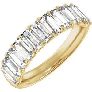 14K Yellow Gold 2 1/4 CTW Lab-Grown Diamond Anniversary Band