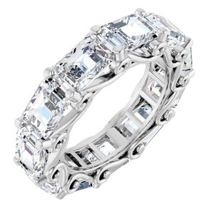 Platinum 6 3/4 CTW Lab-Grown Diamond Eternity Band