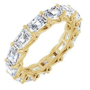 14K Yellow Gold 5 1/2 CTW Natural Diamond Eternity Band
