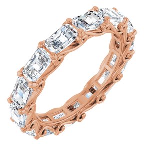 14K Rose Gold 5 1/2 CTW Natural Diamond Eternity Band