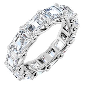 Platinum 8 CTW Lab-Grown Diamond Eternity Band