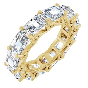 14K Yellow Gold 7 1/2 CTW Natural Diamond Eternity Band