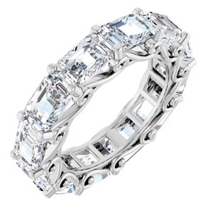 14K White Gold 7 1/2 CTW Lab-Grown Diamond Eternity Band