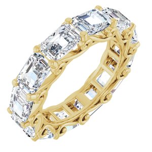 14K Yellow Gold 7 1/2 CTW Natural Diamond Eternity Band