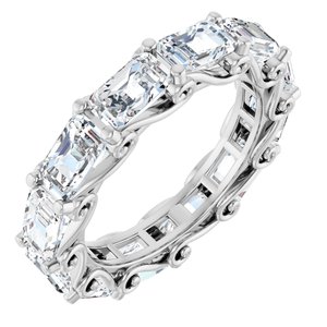 14K White Gold 4 3/4 CTW Lab-Grown Diamond Eternity Band