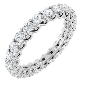 14K White Gold 1 5/8 CTW Lab-Grown Diamond Eternity Band