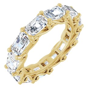14K Yellow Gold 4 3/4 CTW Natural Diamond Eternity Band