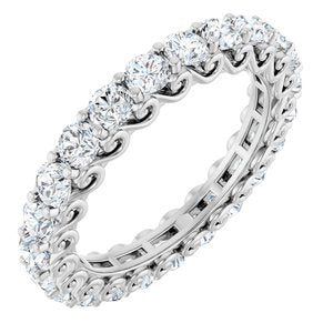 14K White Gold 1 5/8 CTW Natural Diamond Eternity Band