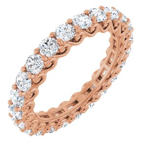 14K Rose Gold 1 5/8 CTW Natural Diamond Eternity Band