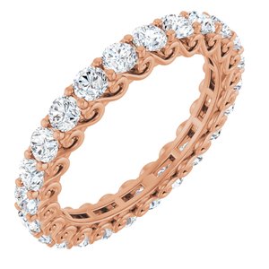 14K Rose Gold 1 5/8 CTW Natural Diamond Eternity Band