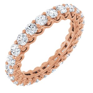 14K Rose Gold 1 5/8 CTW Natural Diamond Eternity Band