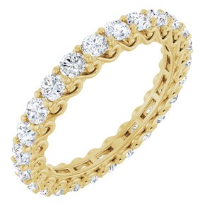 14K Yellow Gold 1 3/4 CTW Natural Diamond Eternity Band