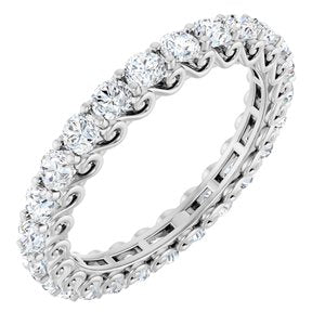 14K White Gold 1 3/4 CTW Lab-Grown Diamond Eternity Band