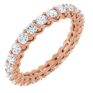 14K Rose Gold 1 3/4 CTW Lab-Grown Diamond Eternity Band