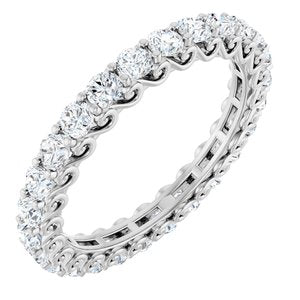 Platinum 1 7/8 CTW Lab-Grown Diamond Eternity Band