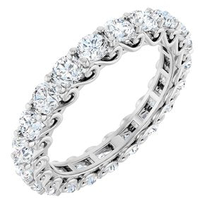 Platinum 2 1/8 CTW Natural Diamond Eternity Band